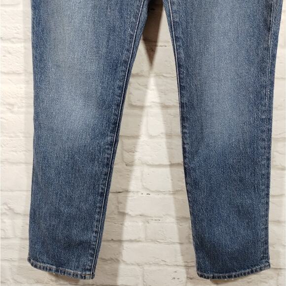AA Madewell Maternity Over-the-Belly Perfect Vintage Jean in Decatur Wash NWT 28 - Picture 7 of 13